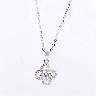 Four-leaf Clover Pendant No Chain - 925 Silver