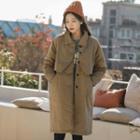 High-neck Padded Trench Coat