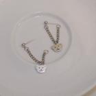 Sterling Silver Bear Drop Earring