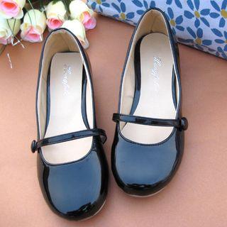 Patent Block Heel Mary Janes