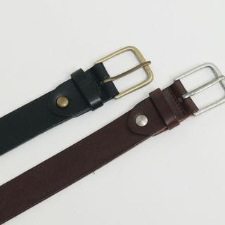 Buckled Cowhide Belt
