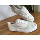 Lace Panel Sneakers