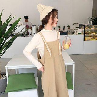 Loose-fit Jumper Dress Almond - One Size