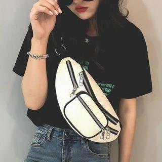 Retro Faux Leather Waist Bag