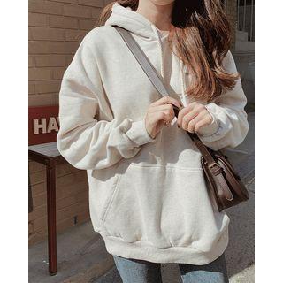 Oversized Fleece-lined Hoodie In 8 Colors