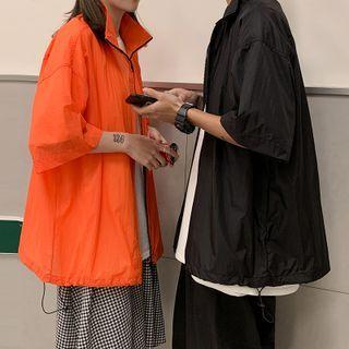 Elbow-sleeve Stand-collar Jacket