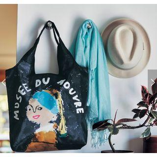 Musee Du Aouvre Foldable Shopping Bag As Shown In Figure