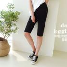 Leggings Bike Shorts Black - One Size