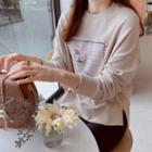 Round-neck Tassel-detail Pullover