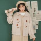 Peter Pan Collar Toggle Jacket