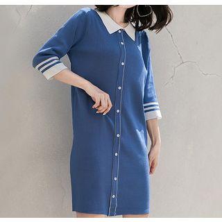 Knit Shirt Dress