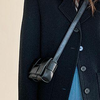 Woven Quilted Mini Crossbody Bag