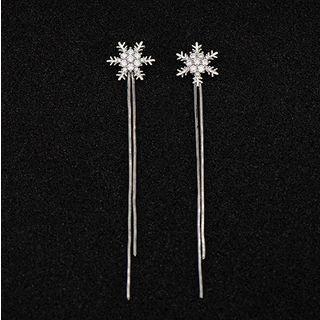 Snowflake Tasseled Earring