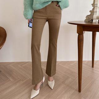 Corduroy Boot-cut Dress Pants