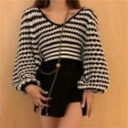 Patterned Knit Top / Skort