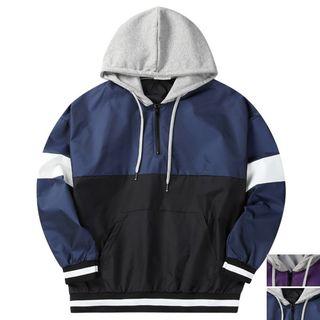 Couple Color-block Anorak Jacket