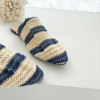 Rattan Mules