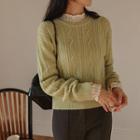 Pastel Cable-knit Sweater