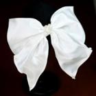 Bow Faux Pearl Wedding Hair Clip White Faux Pearl - White - One Size