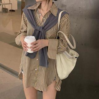 Striped Shirt Stripes - Yellow & Gray - One Size
