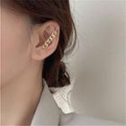 Chain Alloy Earring 1pc - Gold - One Size