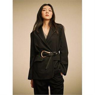 Open-front Loose-fit Blazer