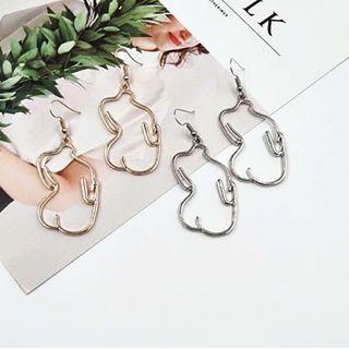 Alloy Body Dangle Earring