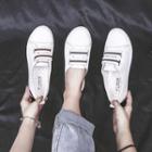 Adhesive Strap Flat Sneakers