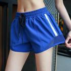 Reflective Trim Running Shorts