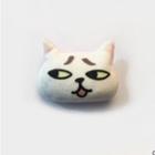 Puffer Cat Brooch