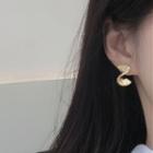 Geometric Stud Earring 1 Pair - Gold - One Size