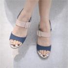 Two-tone Platform Sandals