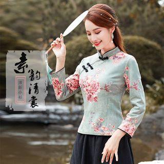 Traditional Chinese Floral Top