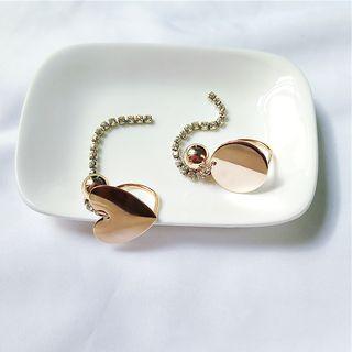 Rhinestone Tasseled Ring
