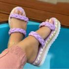 Platform Braided Sandals