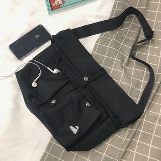 Square Lightweight Crossbody Bag Black - One Size