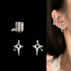 Star Stud Earring / Ear Cuff / Set