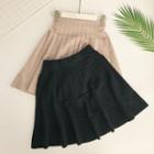 Knitted Mini A-line Skirt