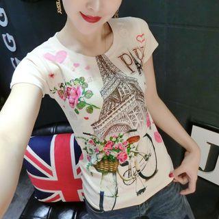 Eiffel Tower Short-sleeve T-shirt