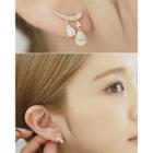 Rhinestone Teardrop Dangle Earrings