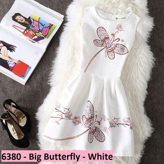 Sleeveless Mini A-line Dress (various Designs)