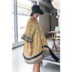 Tassel-detail Pattern A-line Dress