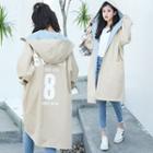 Pocketed Hooded Trench Jacket