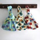 Flower Print Mini Tote Bag