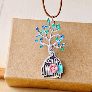 Birdcage Pendant Necklace