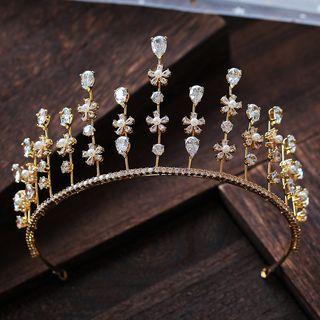 Wedding Faux Crystal Tiara As Shown In Figure - One Size