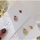 Non-matching Strawberry / Banana Milk Earring