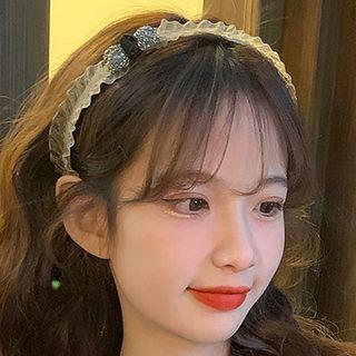 Rhinestone Chiffon Headband