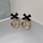 Ribbon Bear Drop Earring / Clip-on Earring