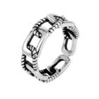 Chain Open Ring Silver - 12